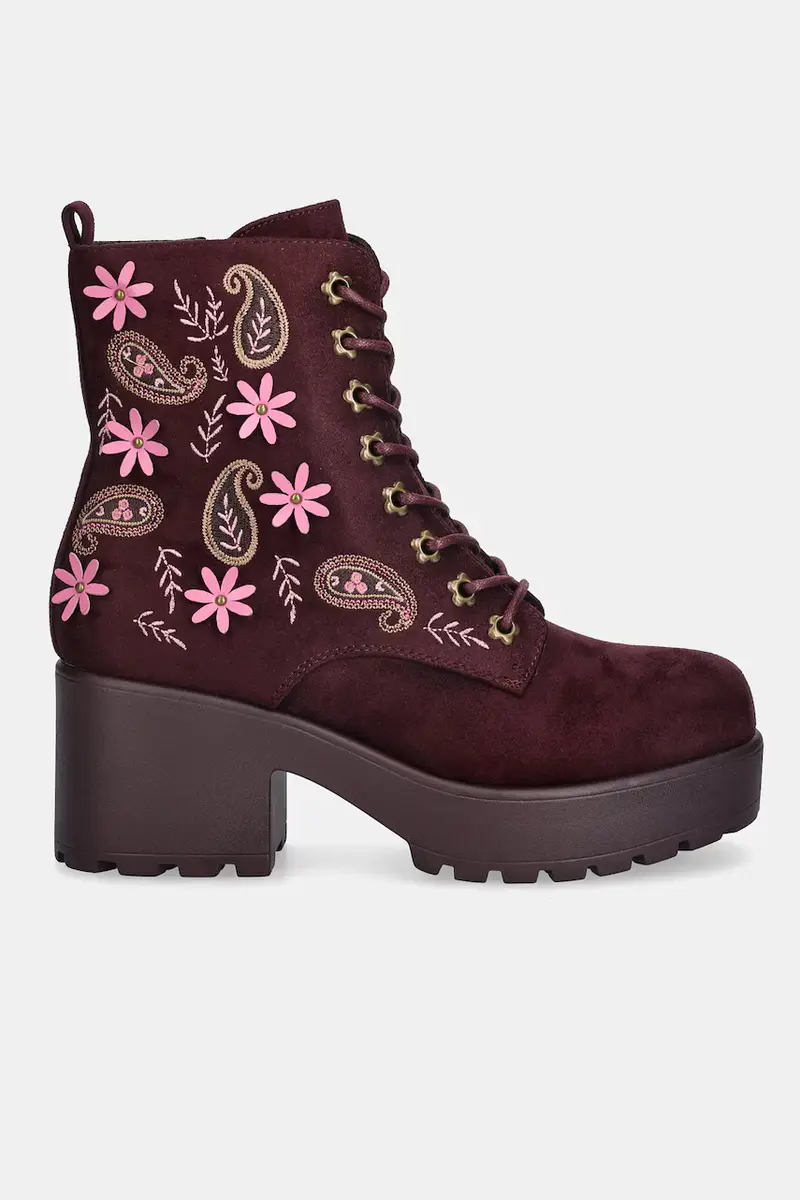 stivaletti alla caviglia Moonlit Ember donna colore granata ND290 miniatura 2