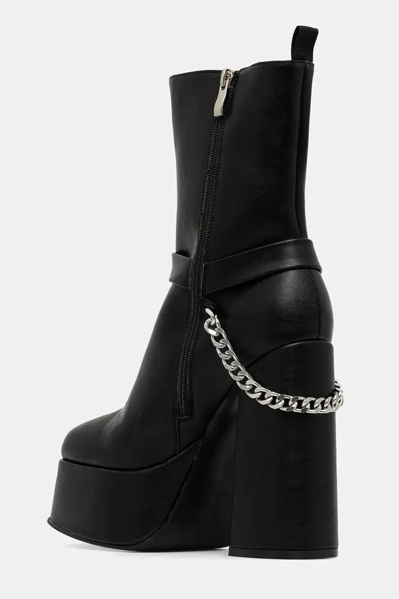 stivaletti alla caviglia Nero miniatura 3