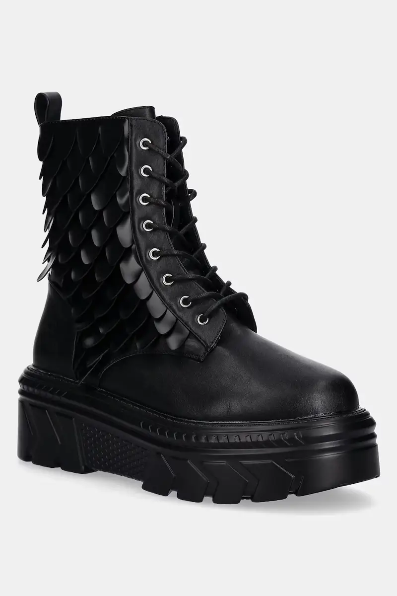 stivali da motociclista donna colore nero Draco Scale