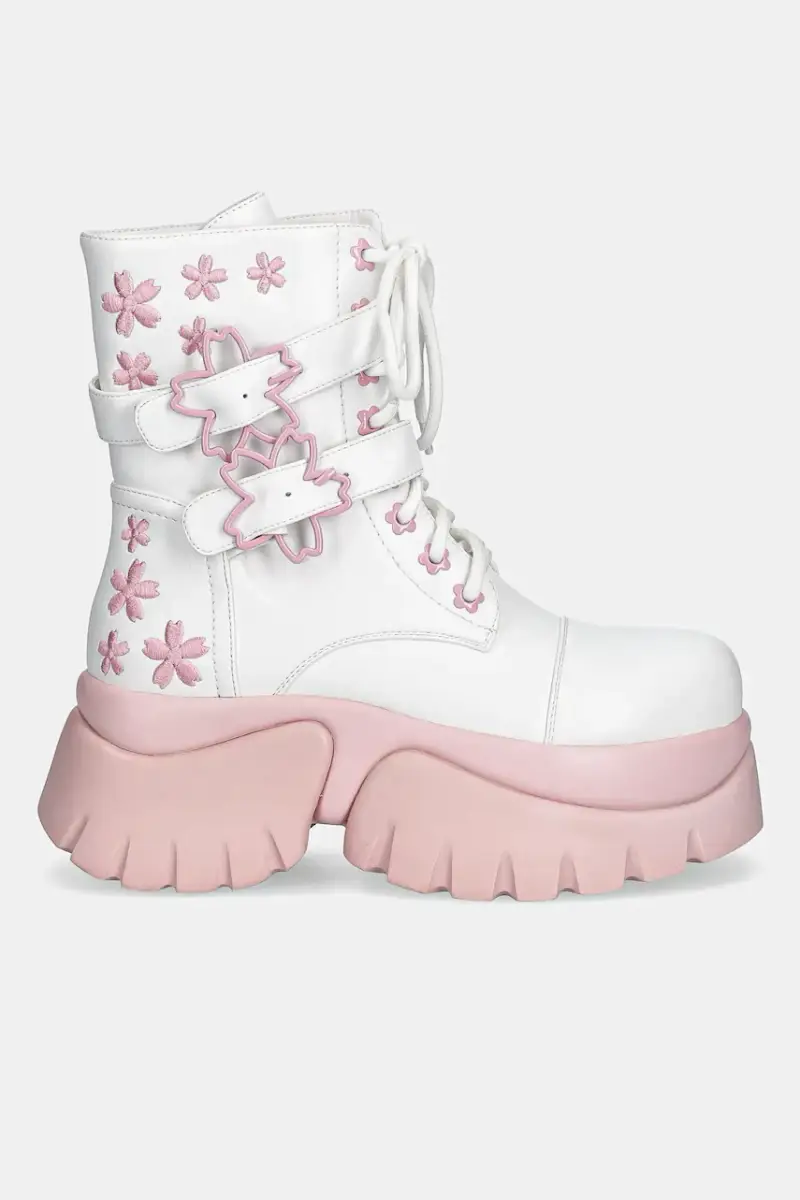 stivali da motociclista Sakura Miku x Hatsune Miku Bianco miniatura 2