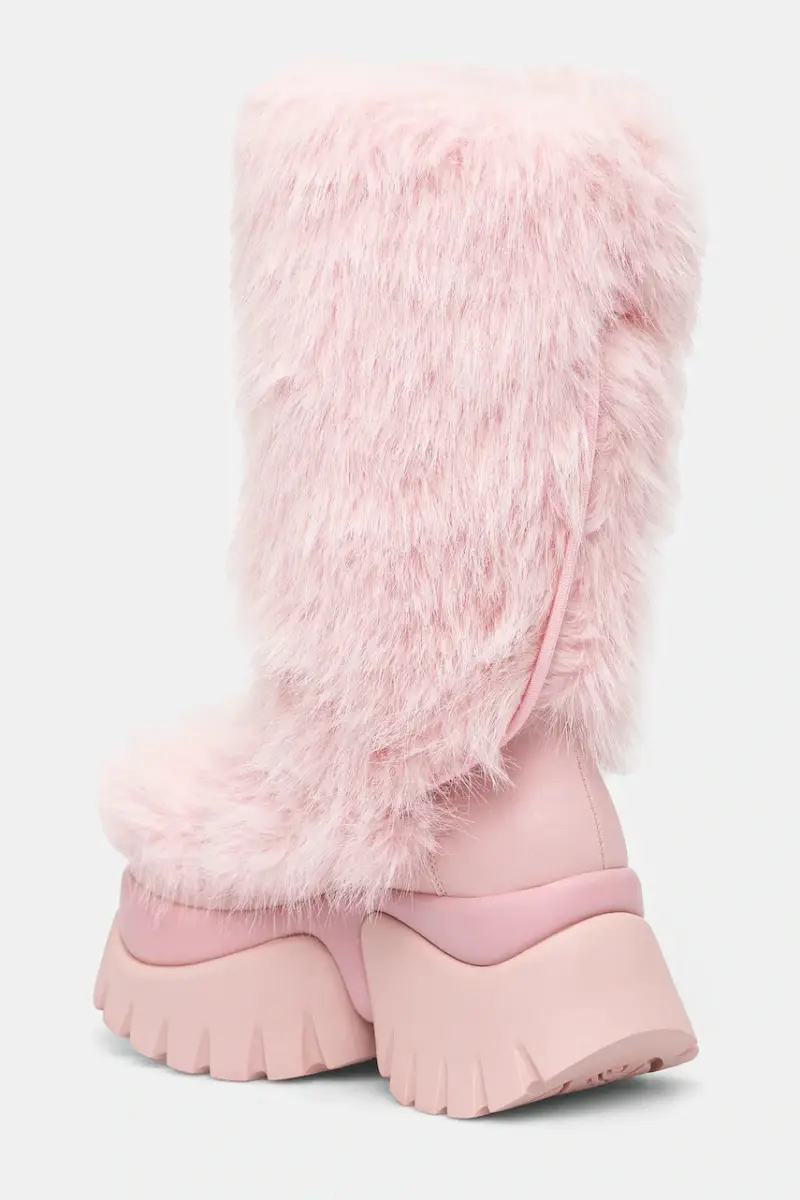 stivali da neve colore rosa Kawaii Sasquatch miniatura 3