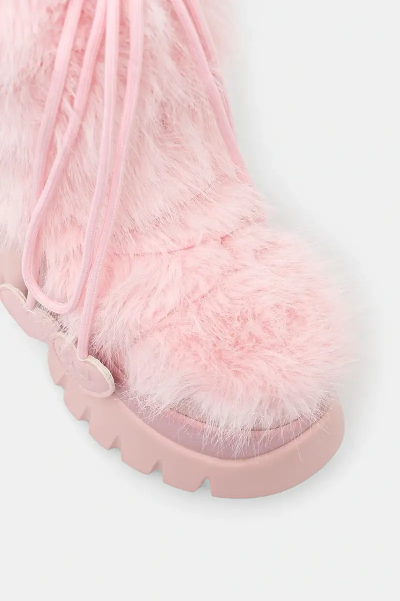stivali da neve colore rosa Kawaii Sasquatch miniatura 4
