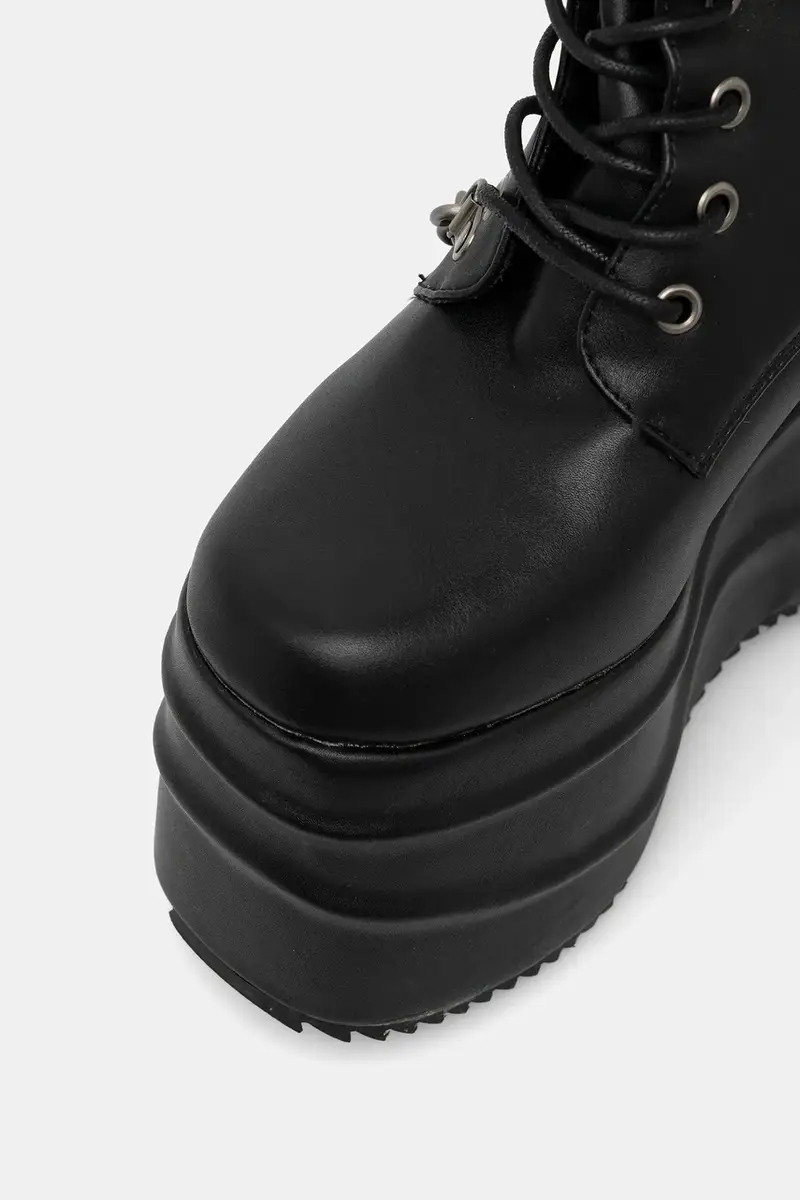 stivali donna colore nero The Amygdala miniatura 4