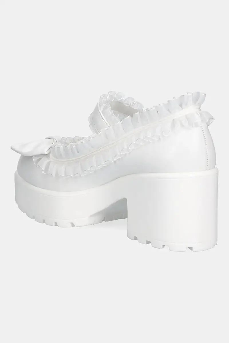 tacchi a spillo colore nero ND682 Bianco miniatura 3