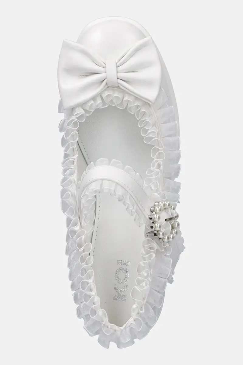 tacchi a spillo colore nero ND682 Bianco miniatura 4