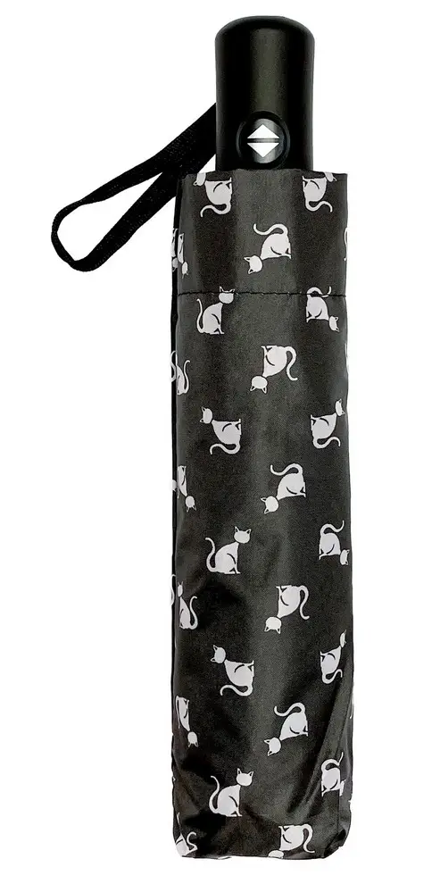 Ombrello pieghevole automatico Kokorain Cat