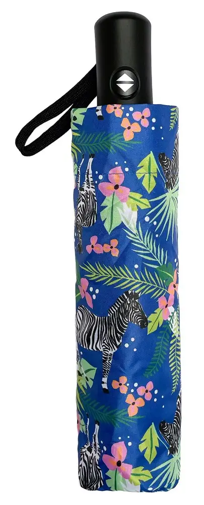 Ombrello pieghevole automatico Kokorain Zebra