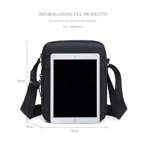 Kommodum Borsello Uomo Nero 3362504 miniatura 2