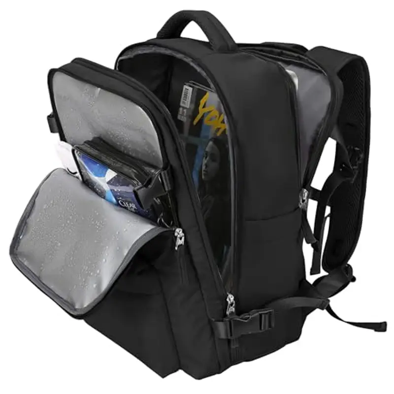 Kommodum Zaino da viaggio Uomo Nero 1914667 miniatura 3