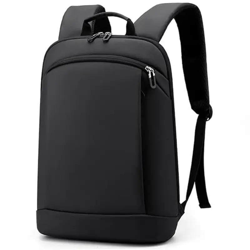 Kommodum - Zaino Porta PC Ultra Leggero Borsa per PC Portatile Custodia Computer Notebook Laptop in Membrana Impermeabile per Business Viaggio Lavoro Nero KM07