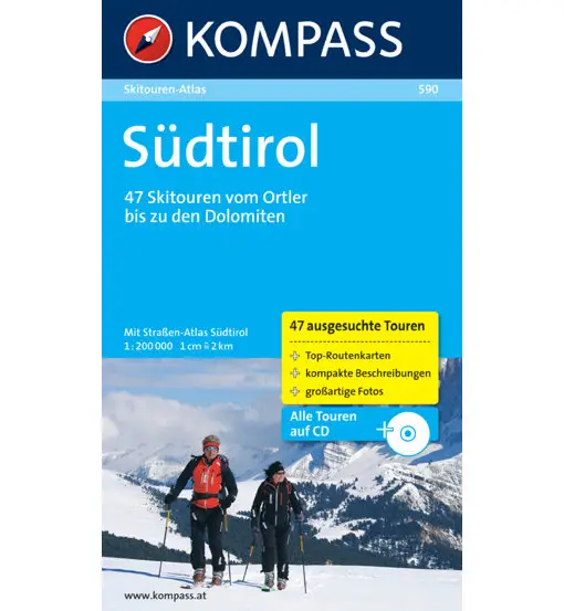 Atlante scialpinismo Alto Adige - Guide per scialpinismo Deutsch