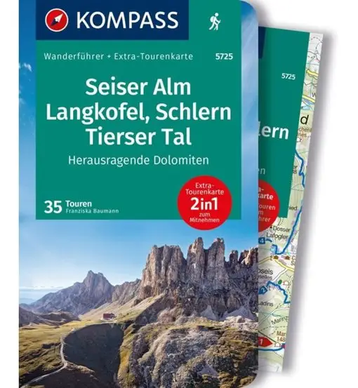 Carta N 5725 Dolomiten 2 - Kastelruth, Seiser Alm, Schlern, Rosengarten 1 35 000