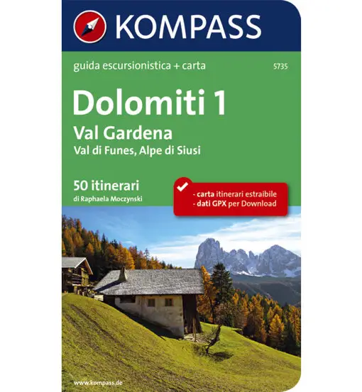 Carta N 5735 Dolomiti 1 Val Gardena, Val di Funes, Alpe di Siusi