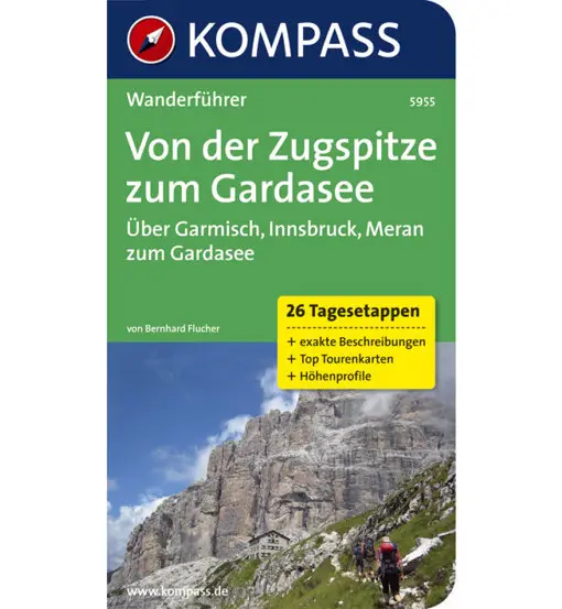 Carta N 5955 Von der Zugspitze zum Gardasee Kom5955