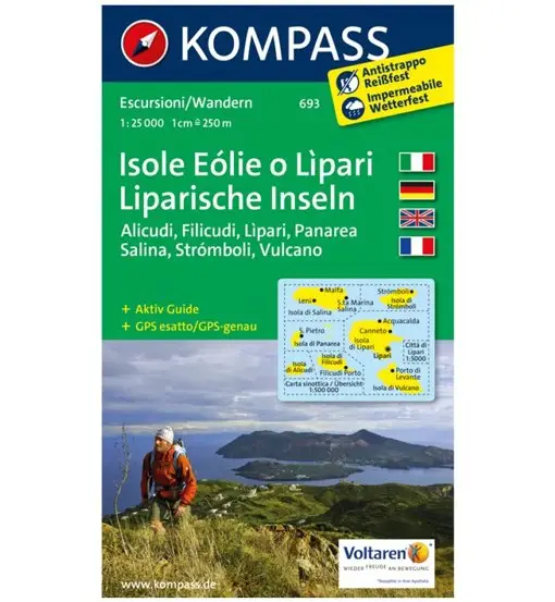 Carta N 693 Isole Eólie o Lìpari 1 25 000