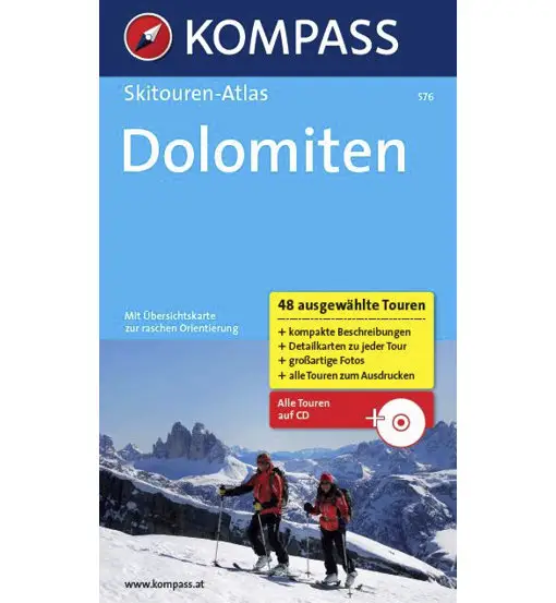 Skitouren-Atlas Dolomiten German