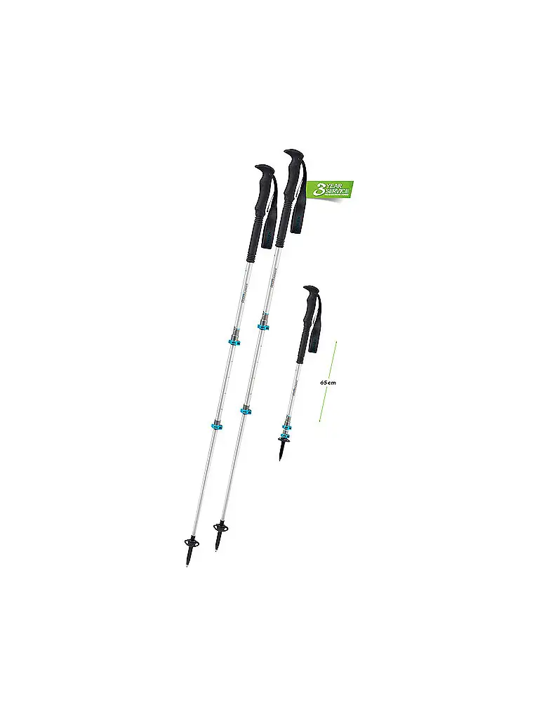 Bastoncini da trekking Explorer Contour PL bianco