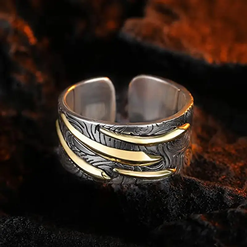 KONFEN Anelli Uomo Argento 939659 miniatura 2