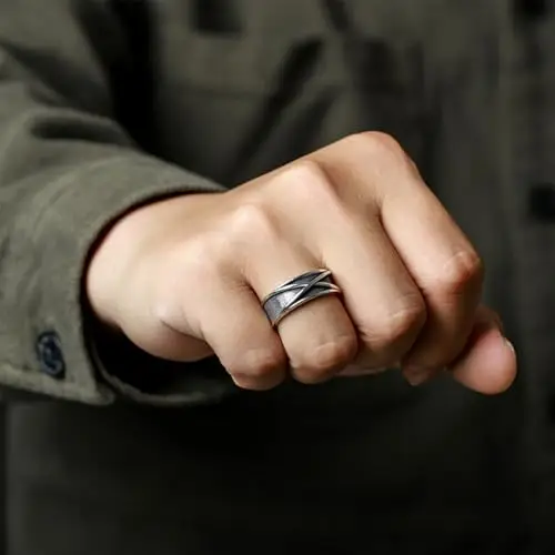 KONFEN Anelli Uomo Multicolore 2969579 miniatura 2