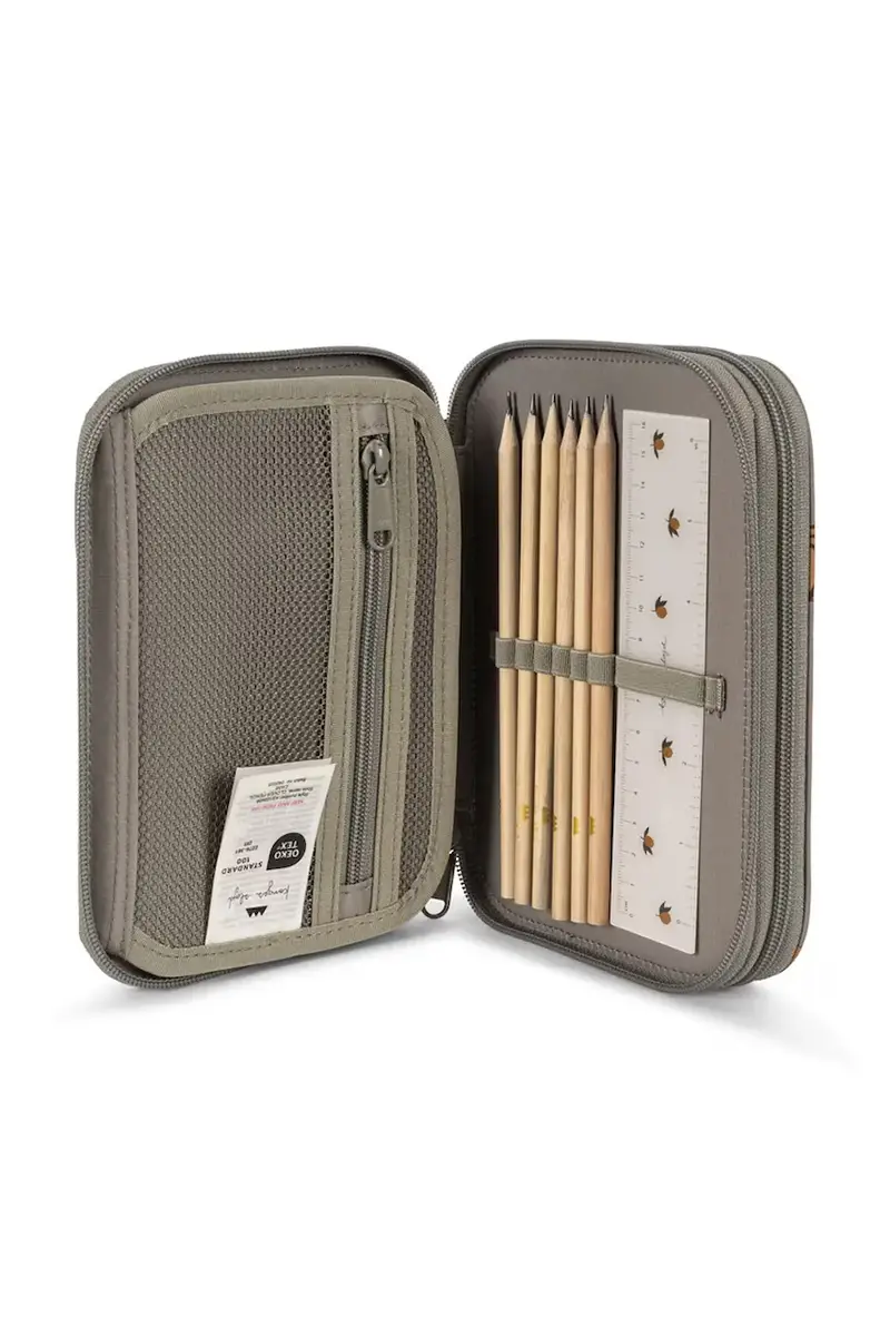 astuccio CLOVER PENCIL CASE colore grigio KS103456 miniatura 4