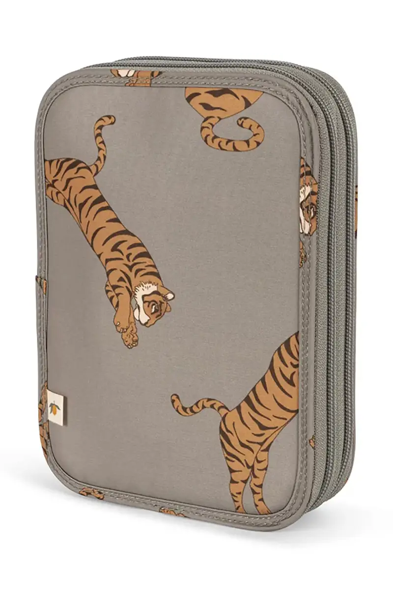 astuccio CLOVER PENCIL CASE colore grigio KS103456