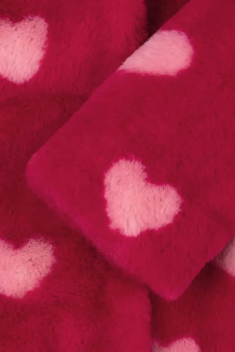 cappotto bambino/a FUZZIE COAT GRS Rosso miniatura 5