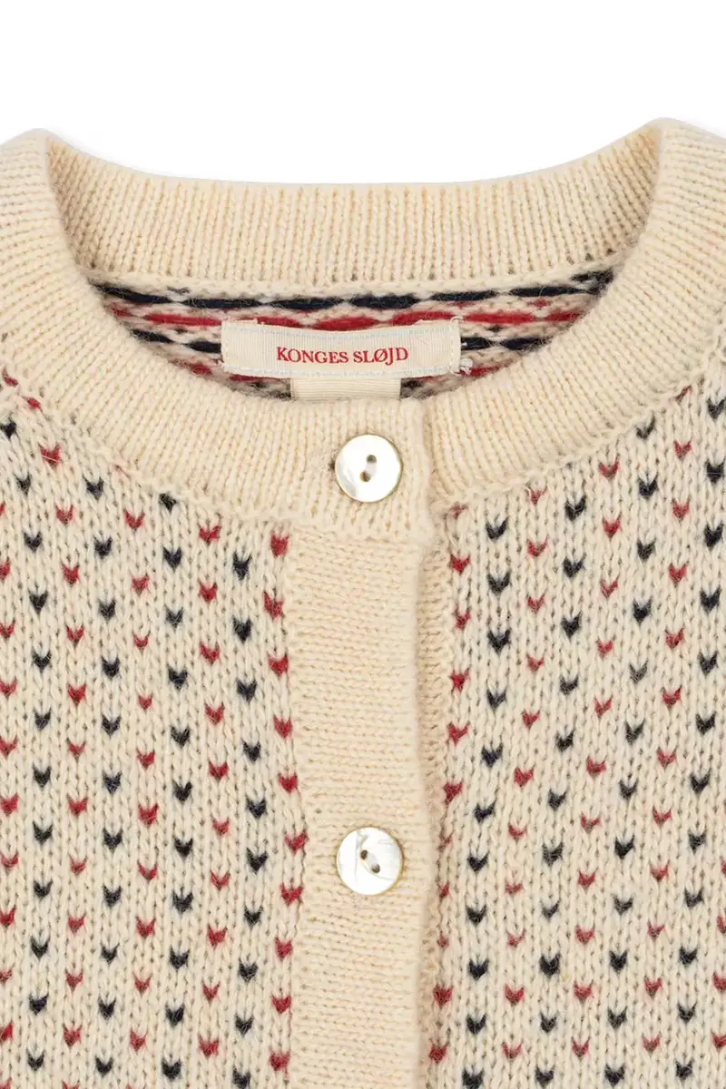 Konges Sløjd Cardigan Beige 4147951 miniatura 3