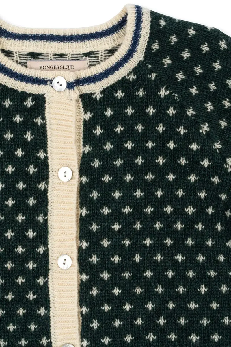 Konges Sløjd Cardigan Verde 3781210 miniatura 3