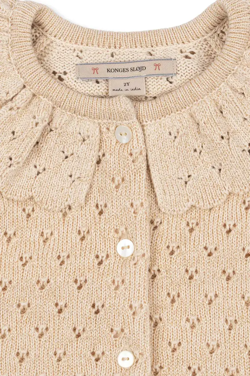 Konges Sløjd Cardigan Beige 4147933 miniatura 3