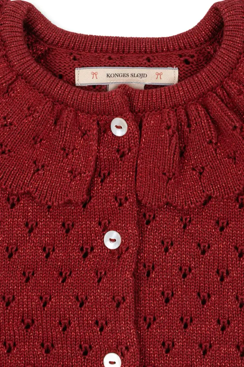 Konges Sløjd Cardigan Rosso 4151012 miniatura 3