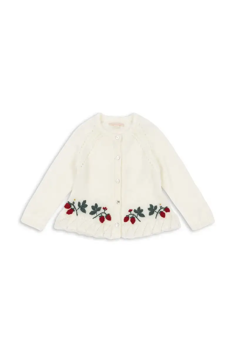 Konges Sløjd Cardigan Bianco 3766250 miniatura 2