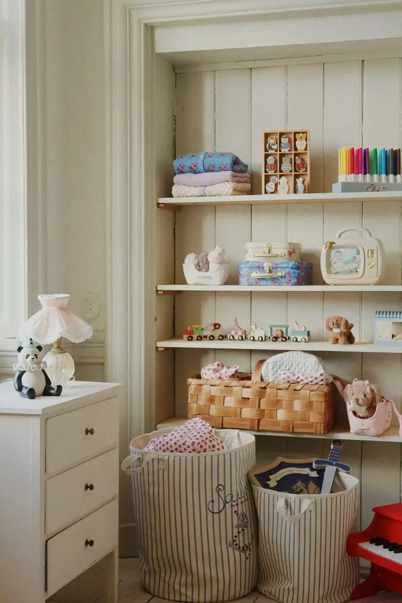 cestino portaoggetti TOY STORAGE BAGS SET pacco da 2 Blu miniatura 5