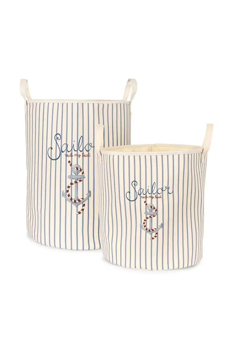 cestino portaoggetti TOY STORAGE BAGS SET pacco da 2 Blu