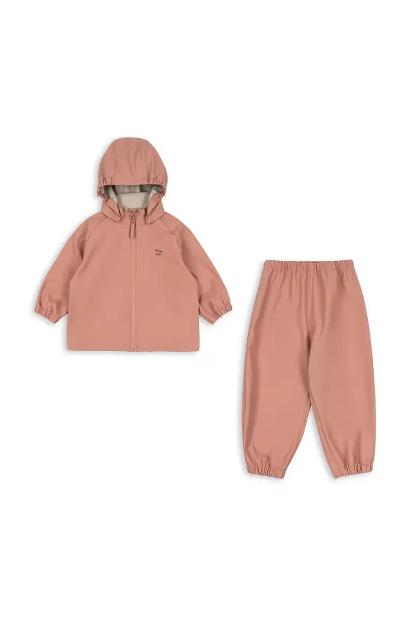 completo bambino/a PLAINY RAIN SET colore rosa KS103525 miniatura 2