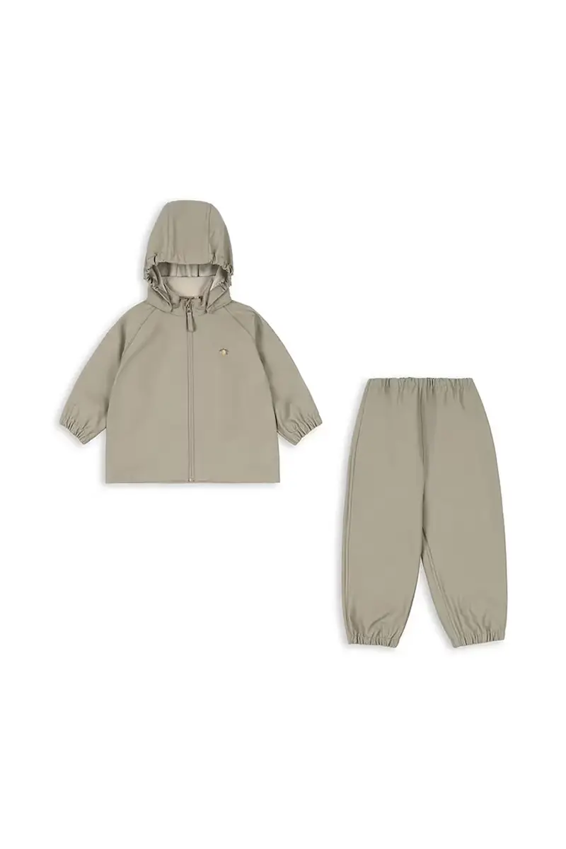 completo bambino/a PLAINY RAIN SET colore verde KS103525 miniatura 2