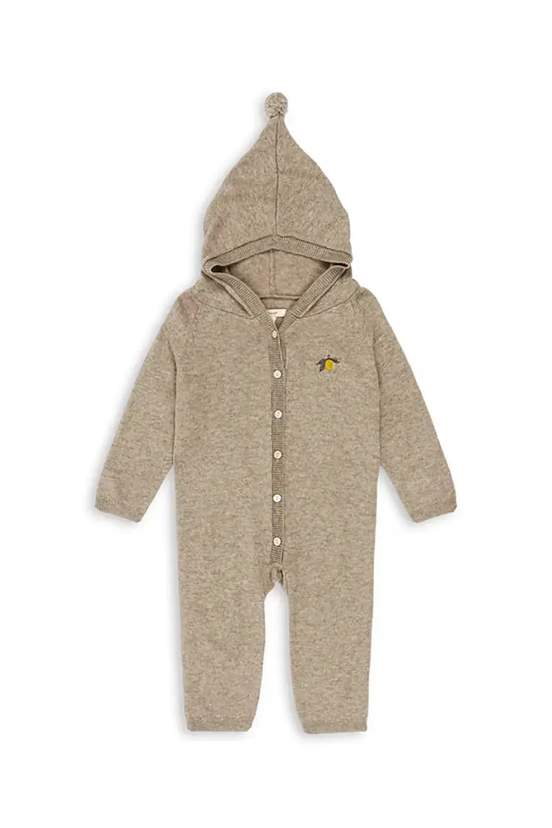 completo pagliacetti MATTOU KNIT ONESIE KS103904 Marrone