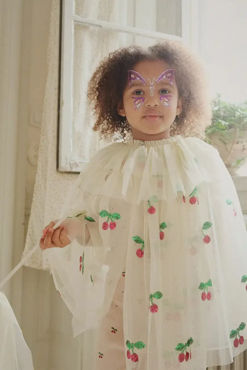 costume per bambini GLITTER FAIRY COSTUME KS103821 Beige