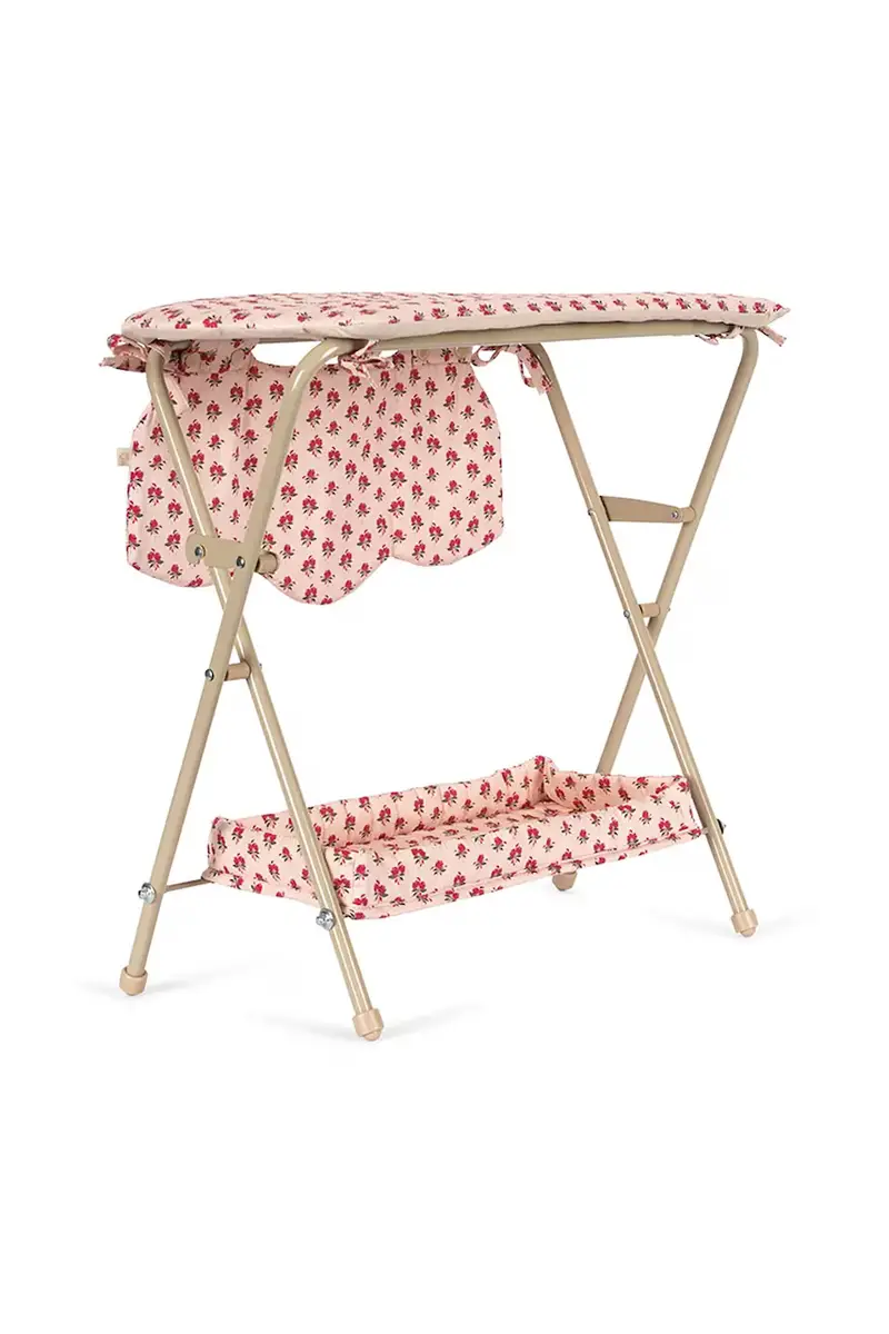 fasciatoio per bambole DOLL CHANGING TABLE Rosa miniatura 2