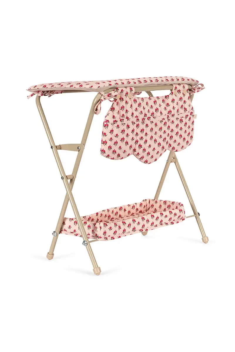 fasciatoio per bambole DOLL CHANGING TABLE Rosa miniatura 3