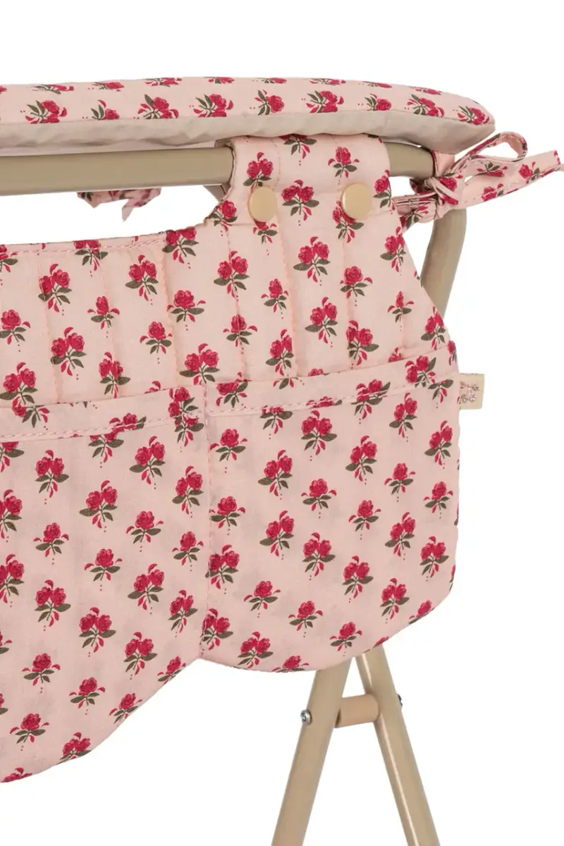 fasciatoio per bambole DOLL CHANGING TABLE Rosa miniatura 4