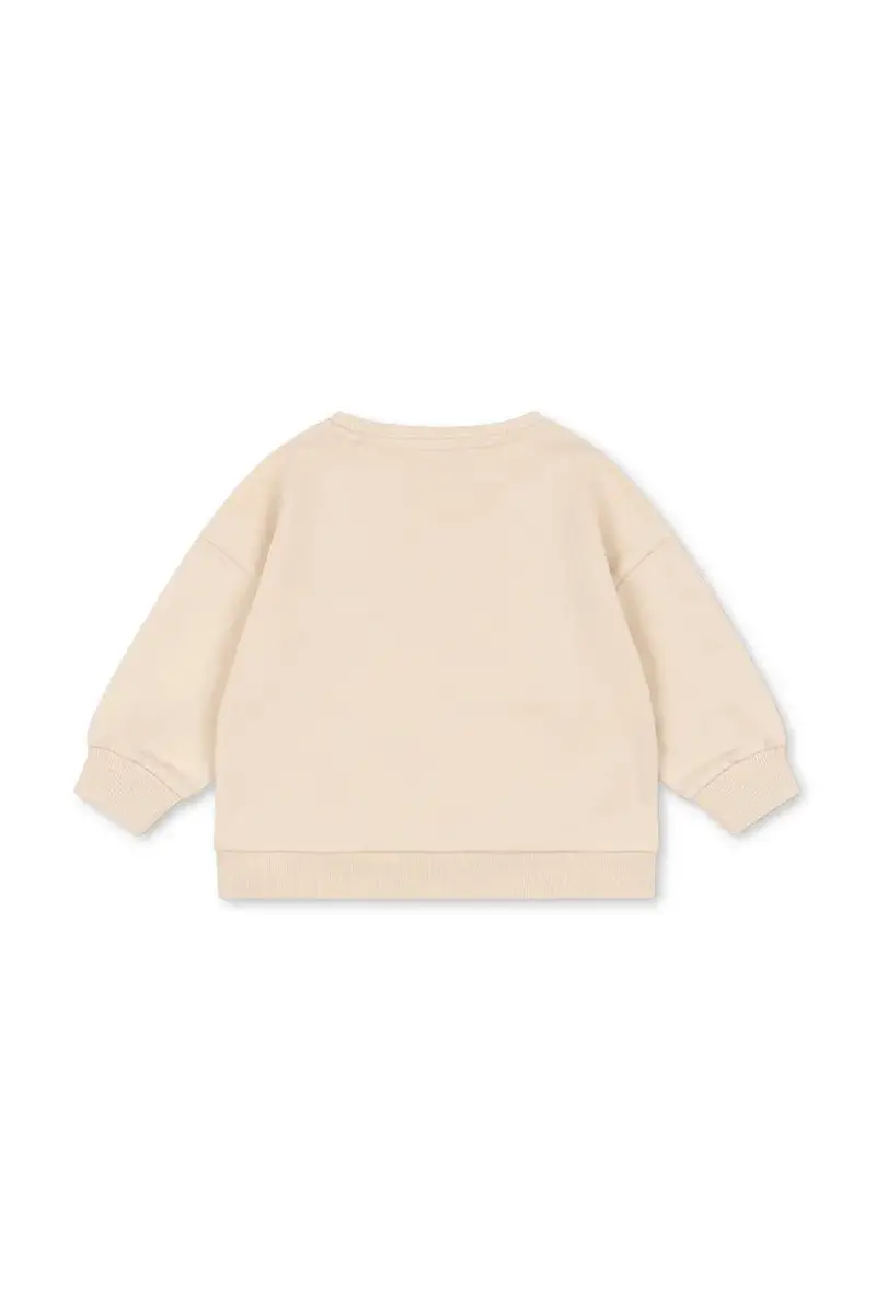 felpa in cotone bambino/a LOUPY LOU SWEAT SHIRT OCS Beige miniatura 3
