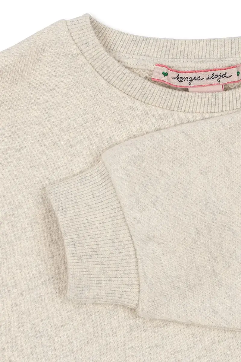 felpa in cotone bambino/a LOUPY LOU SWEAT SHIRT OCS Grigio miniatura 5