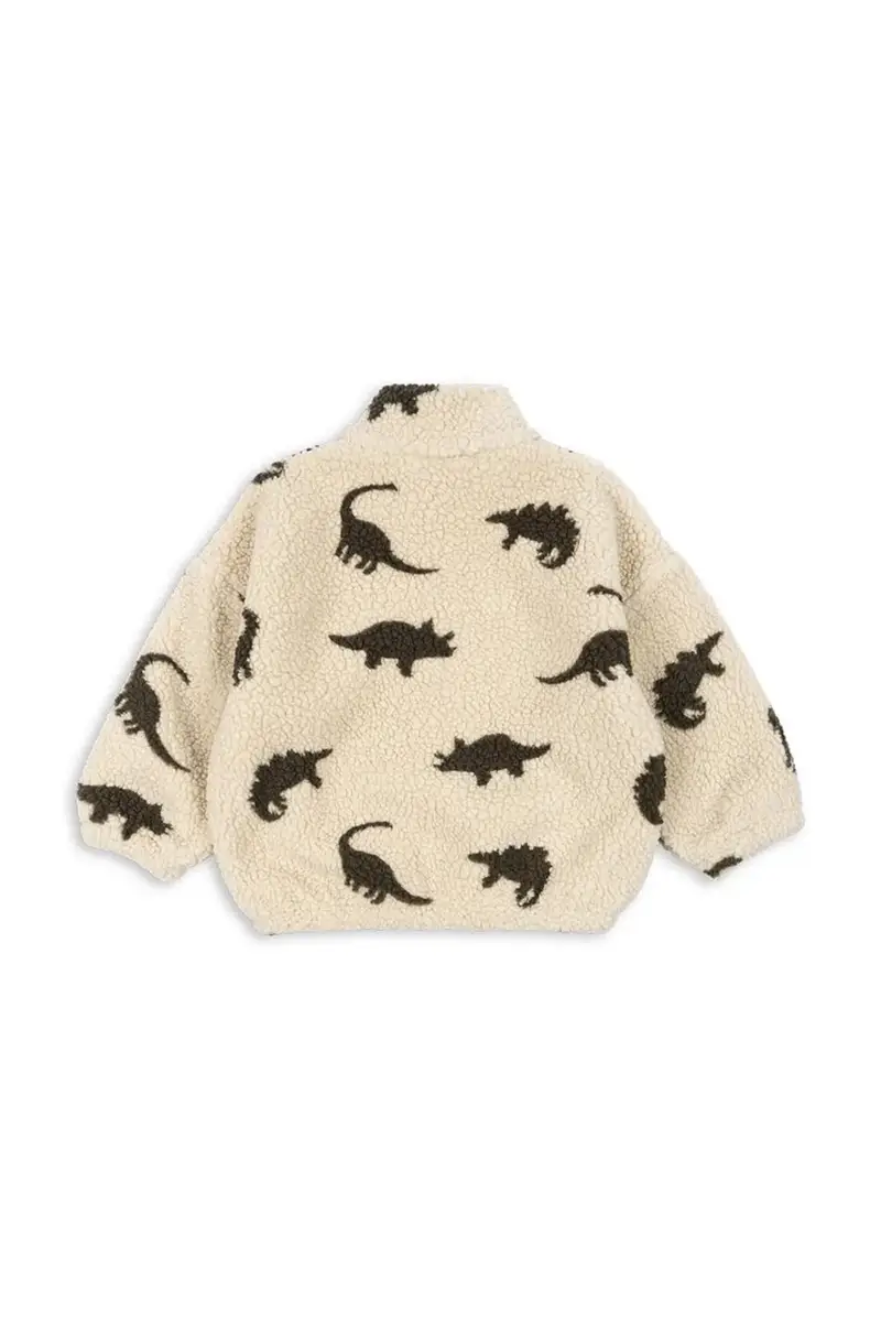 felpa per bambini JODY TEDDY HALF ZIP GRS colore beige KS104067 miniatura 2