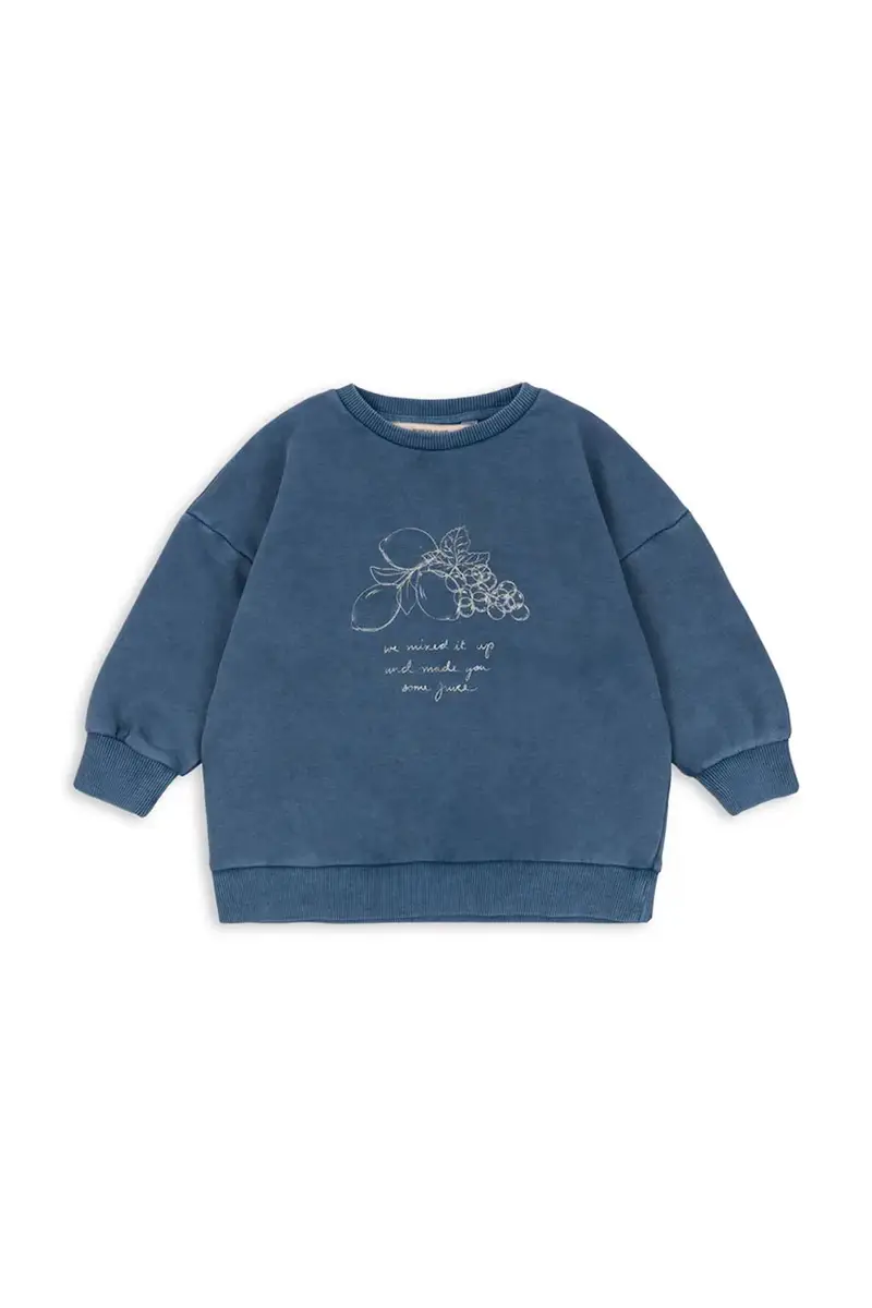 felpa per bambini LOU WASHED SWEAT SHIRT OCS Blu navy