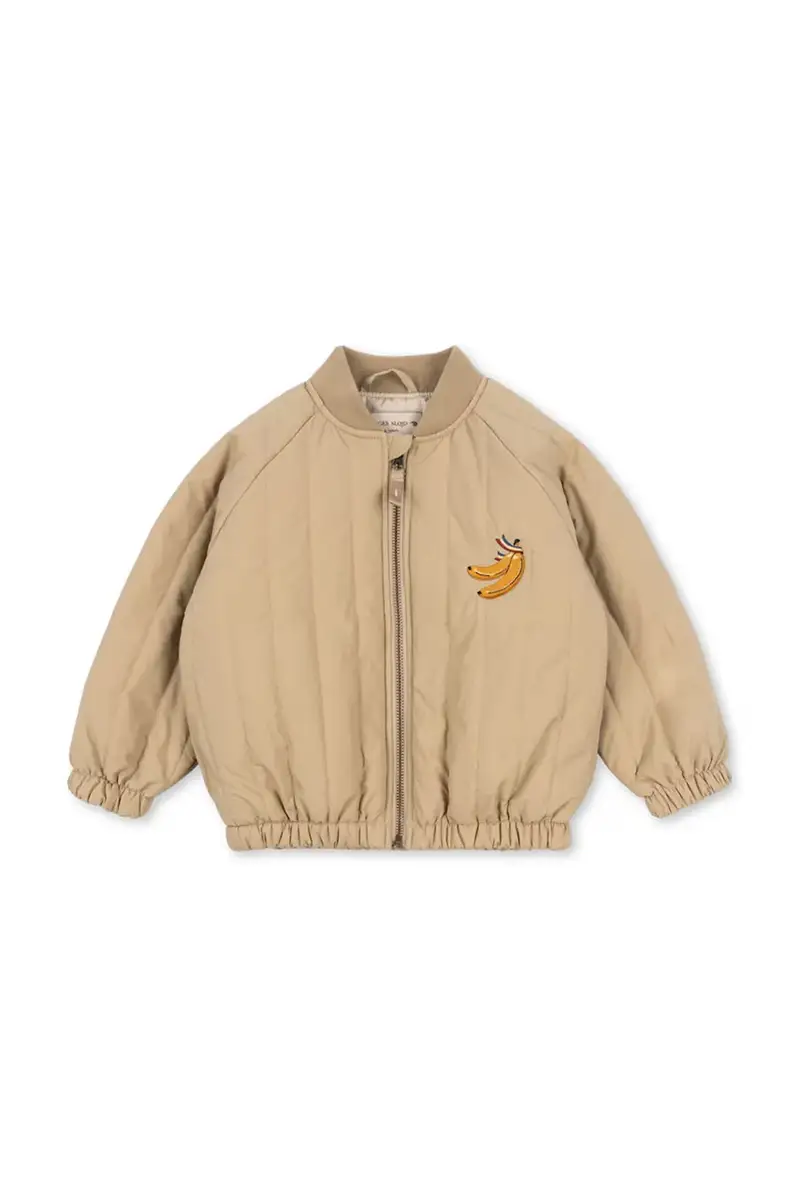 giacca bomber bambini JUNO BOMBER JACKET colore beige KS103484 miniatura 2