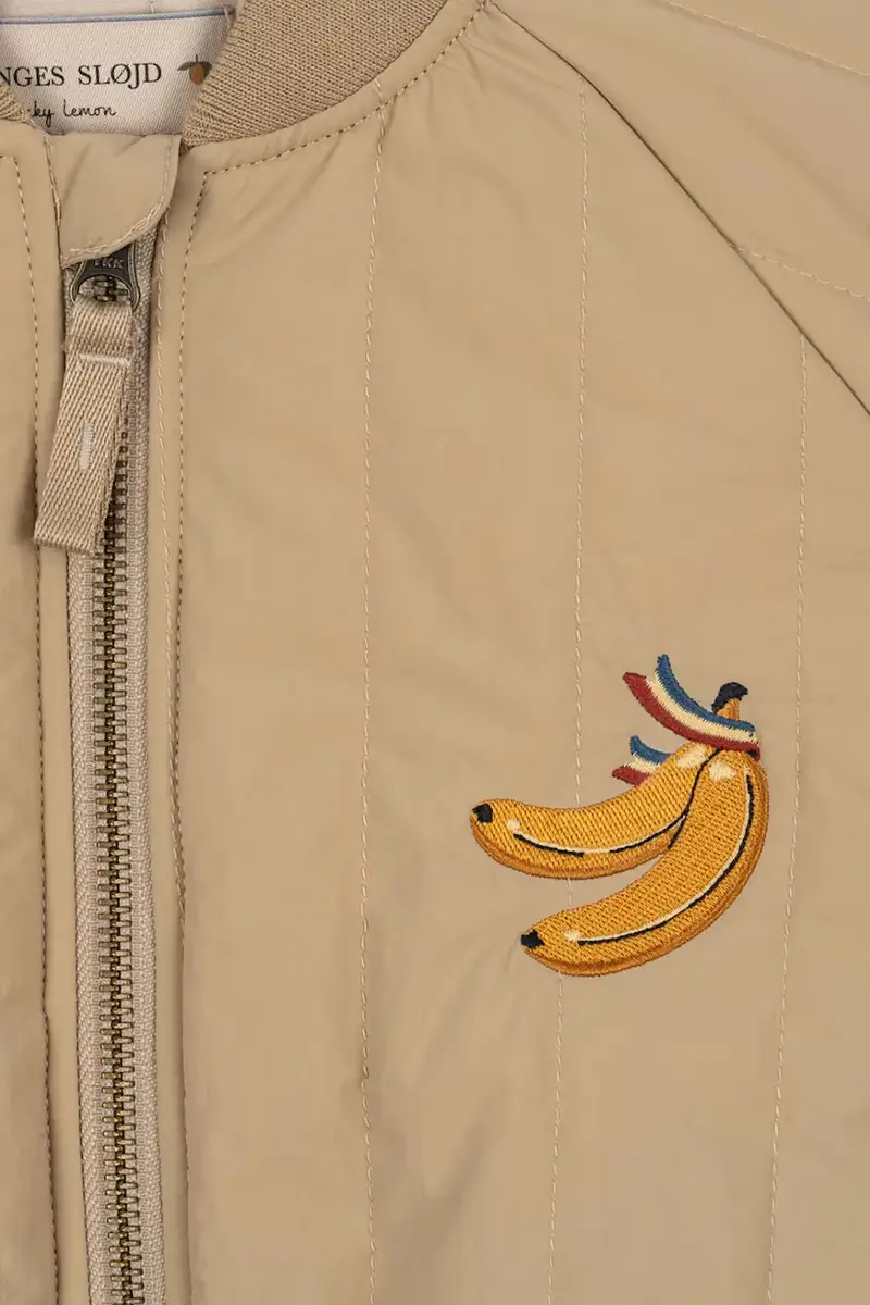 giacca bomber bambini JUNO BOMBER JACKET colore beige KS103484 miniatura 3