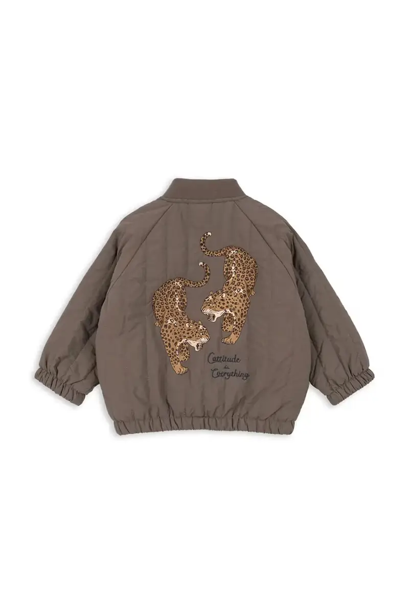 giacca bomber bambini JUNO BOMBER JACKET Marrone miniatura 3
