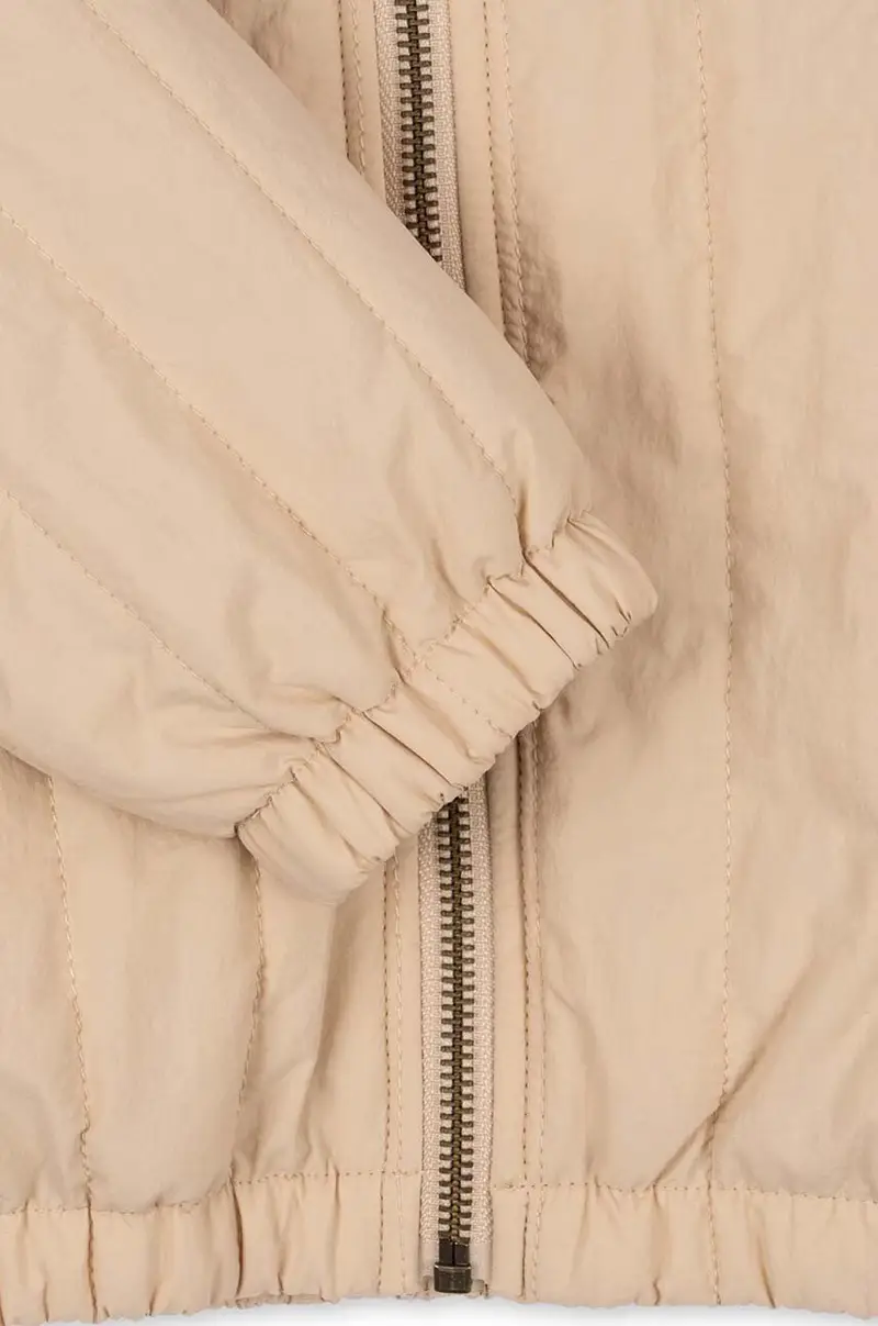 giacca bomber bambini JUNO SEQUIN BOMBER JACKET Beige miniatura 5