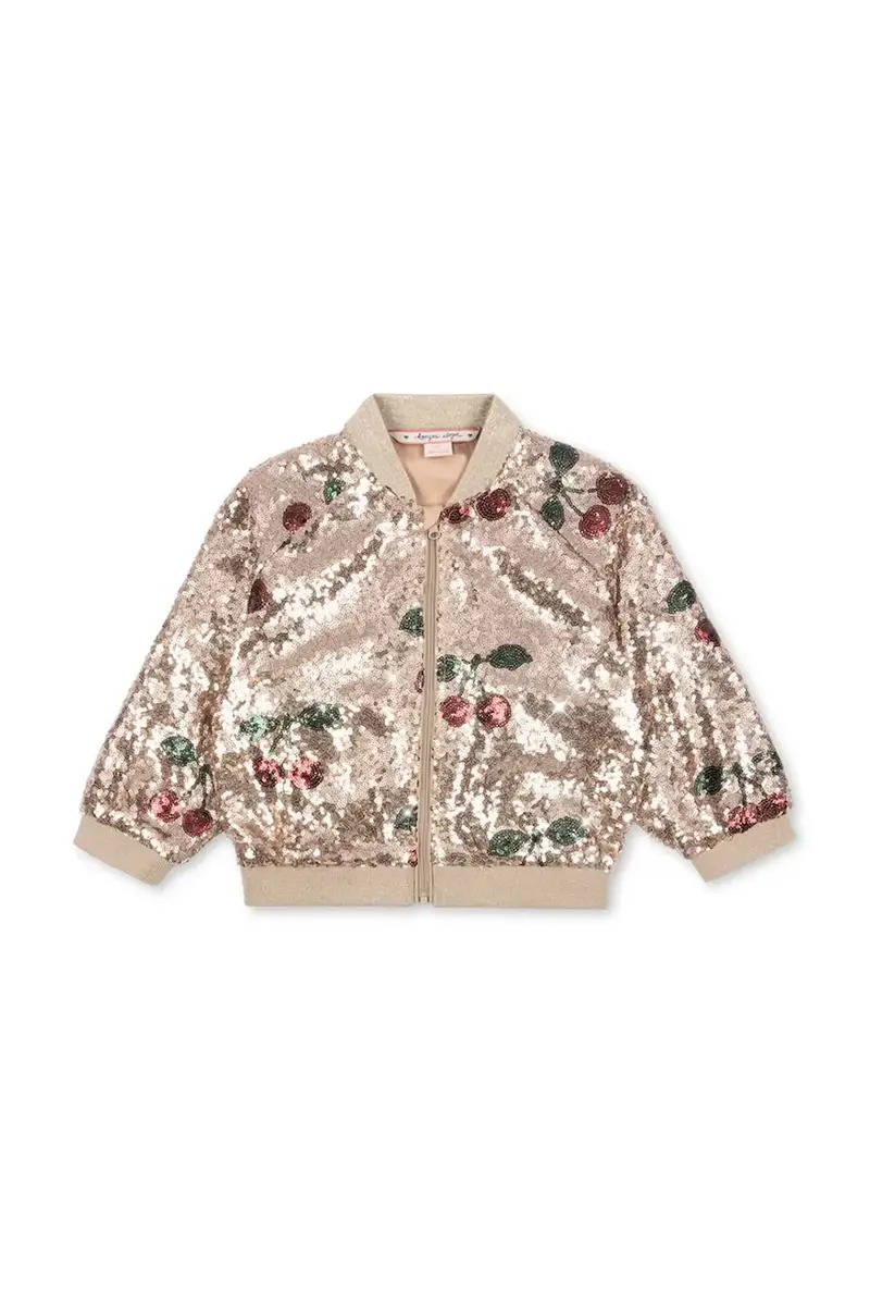 giacca bomber bambini STARLA SEQUIN JACKET Oro