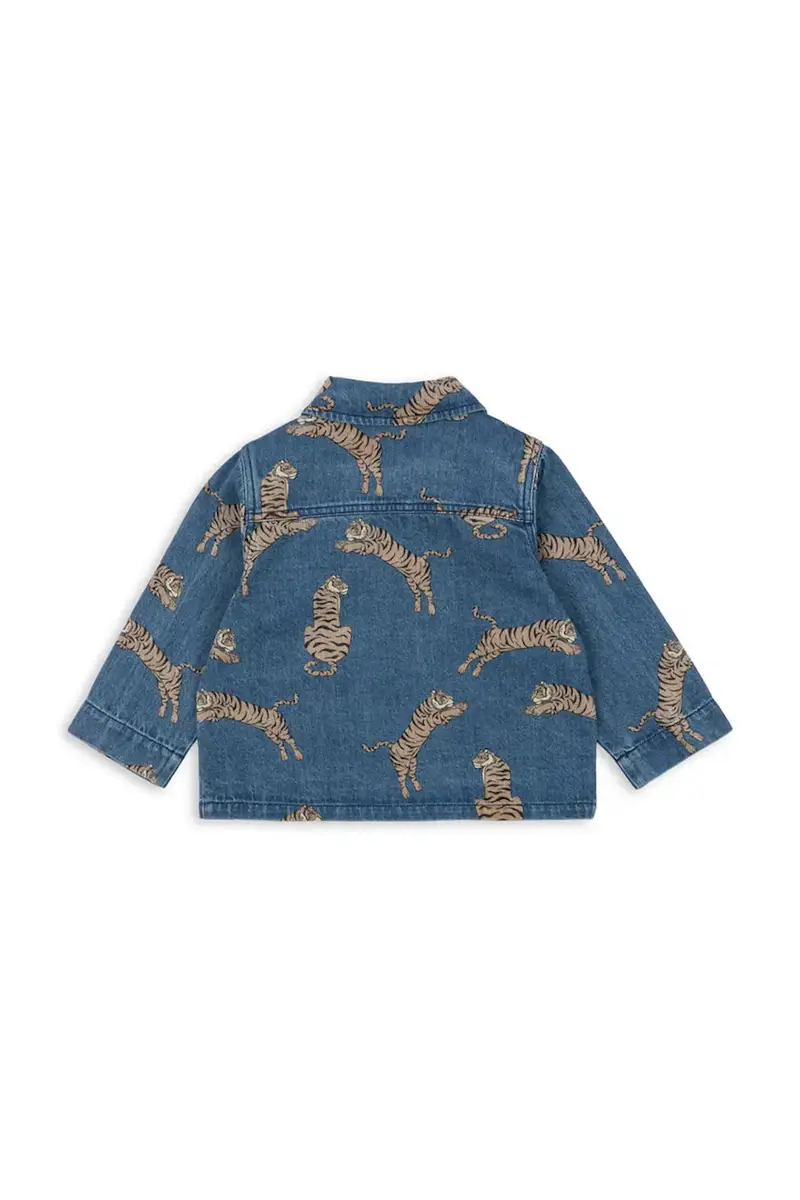 giacca per bambini in cotone MAGOT JACKET GOTS colore blu navy KS103886 miniatura 2